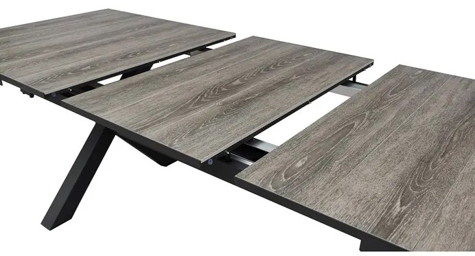 Autronic BONTEC Záhradný stôl rozkladací, hliník, spekaná keramika, šedá, AZT-G1920 GREY Farba: Šedá