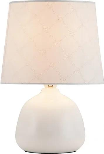 Rábalux Ellie 4379 nočná stolová lampa  biely   keramika   E14 1x MAX 40W   IP20