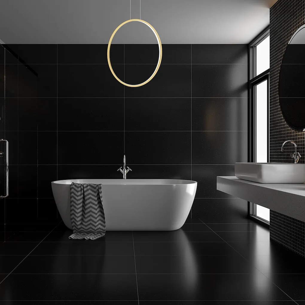 Závesné LED svietidlo Saturno, 1x LED 46w, 4000k, g