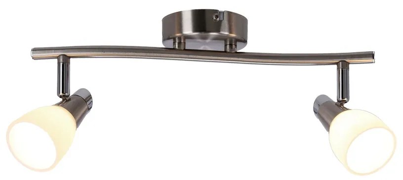 Nástenná svietiaca páska 2X40W G9 matná/chróm biela SELIA