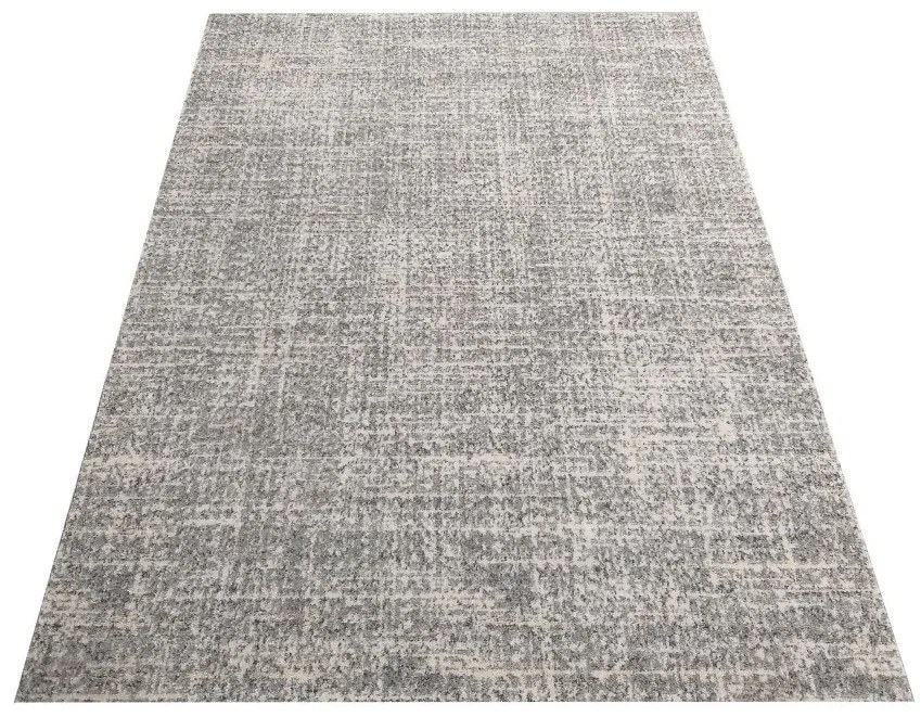Kvalitný sivý koberec v módnom designe Šírka: 80 cm | Dĺžka: 150 cm
