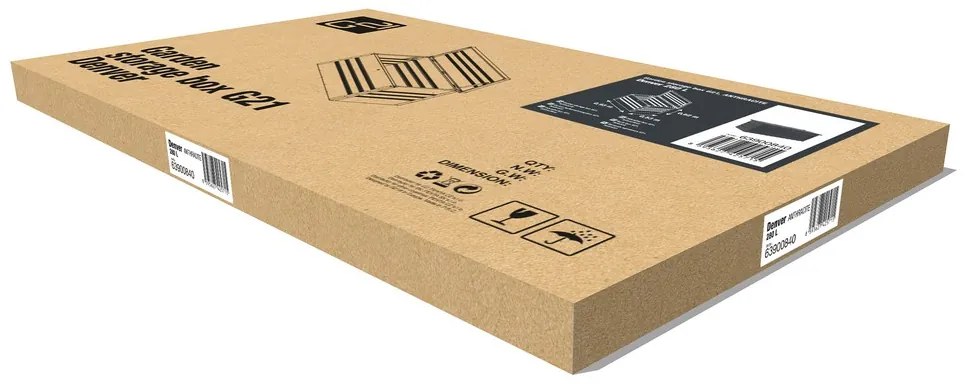 Záhradný box G21 Denver 280 L, plechový  antracitový 63900840