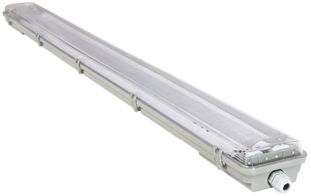 ECOLIGHT Svietidlo + 2x LED trubica mini plate - T8 - 120cm - 230V - IP65 - neutrálna biela