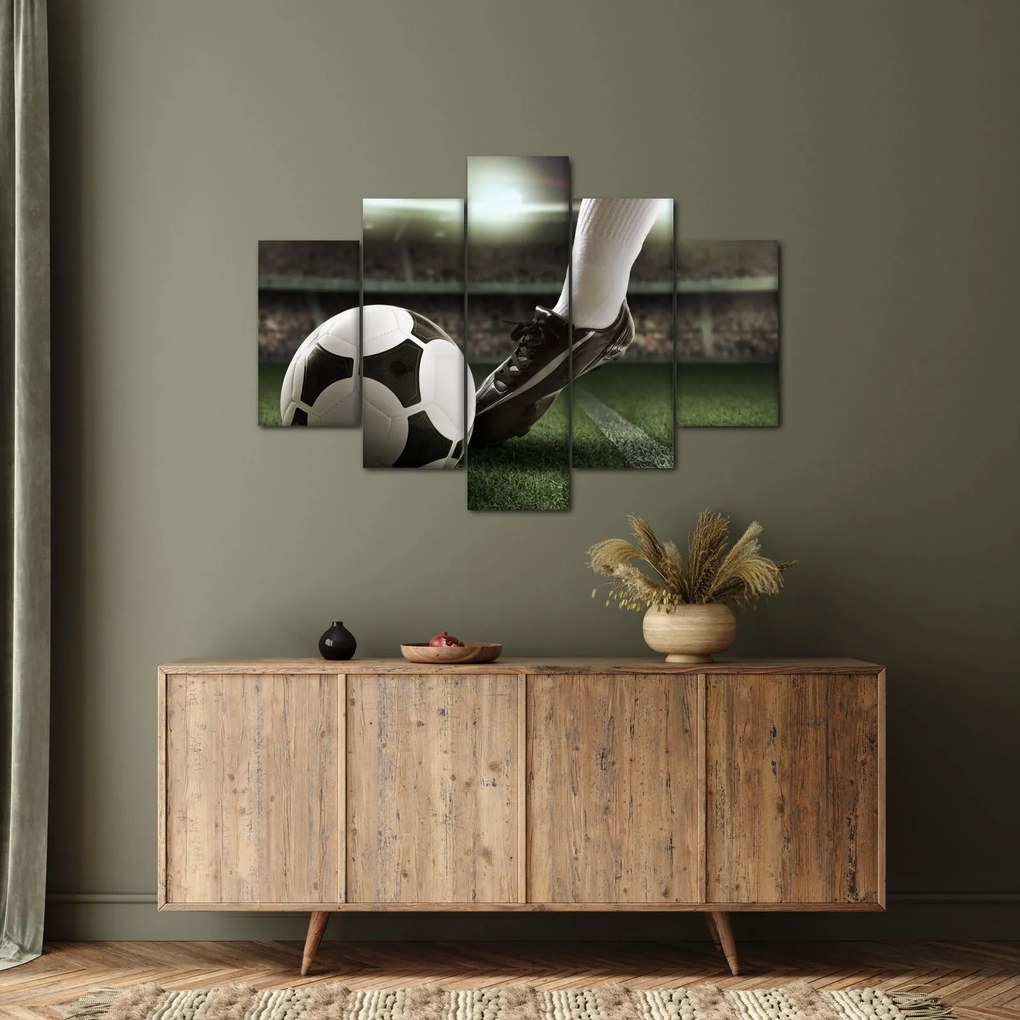 Obraz - Futbalová lopta (150x105 cm)