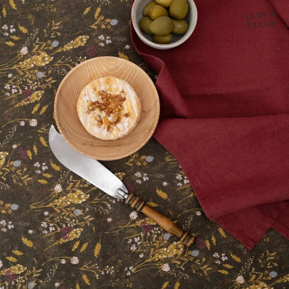 Ľanový behúň na stôl 40x200 cm Woodland – Linen Tales