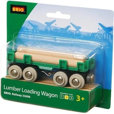 Brio - Nákladný vagón s kládami dreva