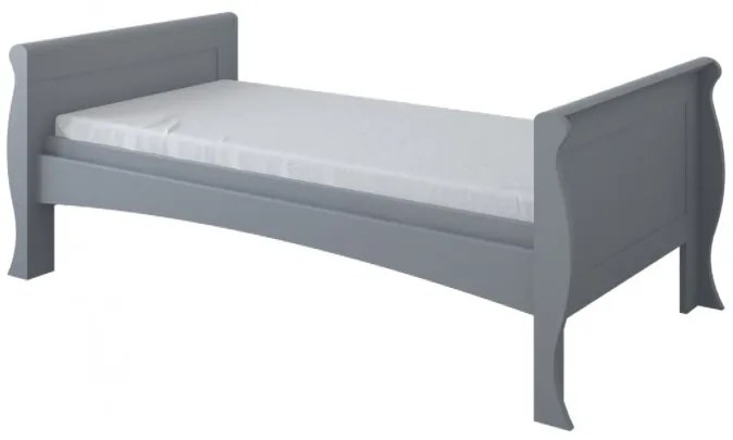 Detská postieľka MASON 3v1, 140x70 cm, sivá