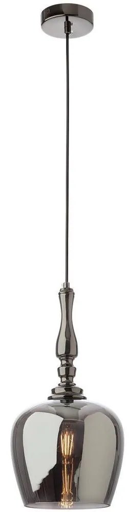 Redo 01-2752 - Luster na lanku TOLL 1xE27/42W/230V čierna