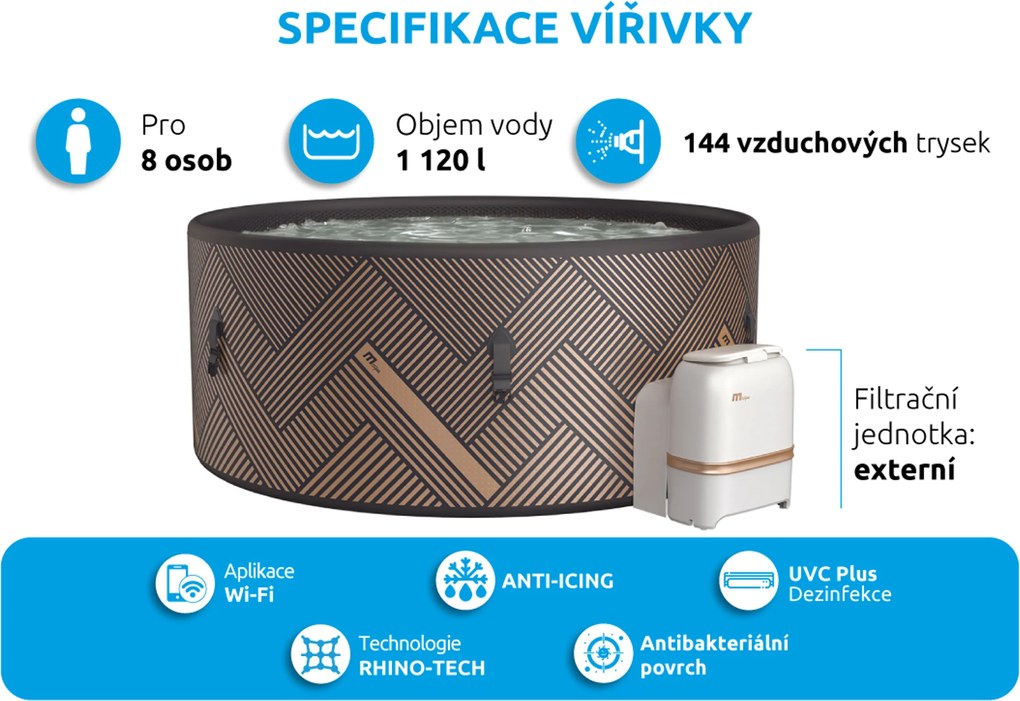 Mspa | Vírivý bazén MSPA Mono ECO F-MO082WE | 11400281