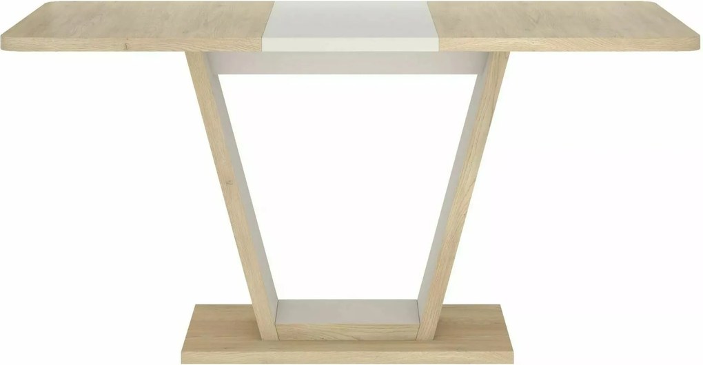 Jedálenský rozkladací stôl Nigel 120/160 cm dub Cremona Torro/kašmírový