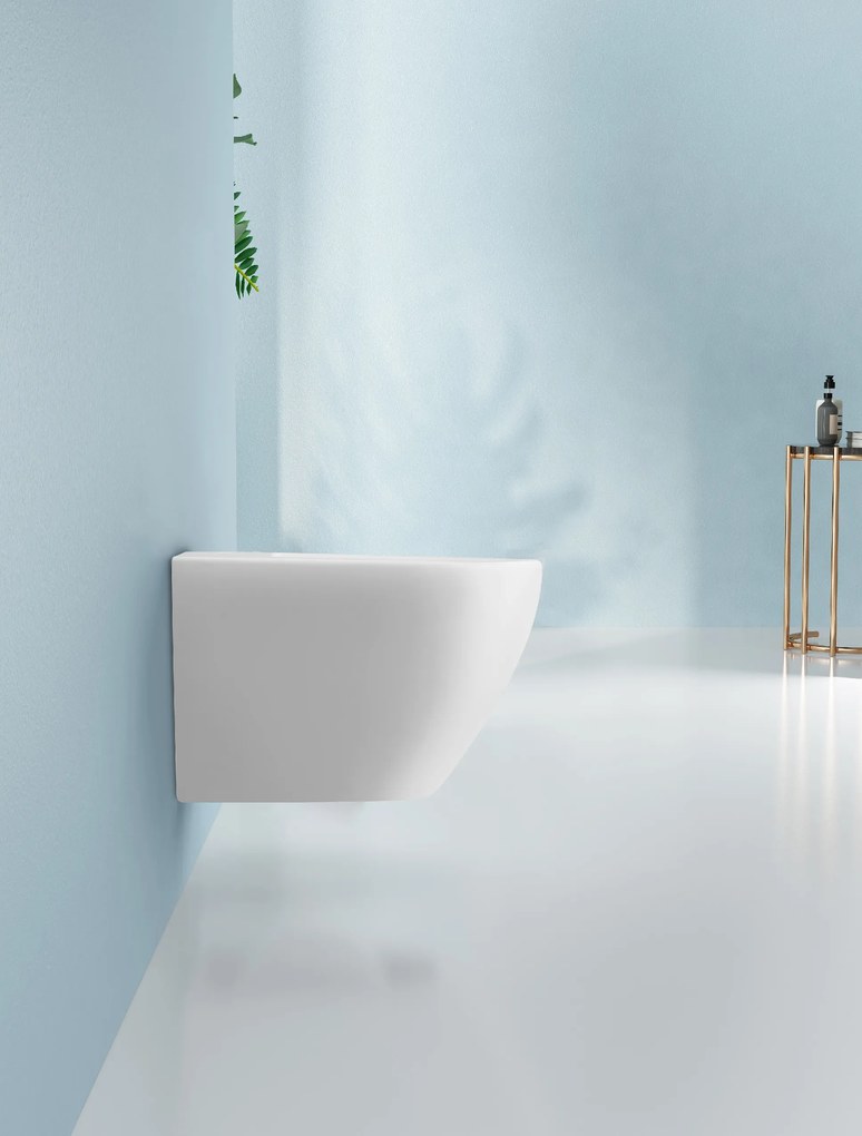 Cerano Fizo, keramický závesný bidet 490x360x370 mm, biela matná, CER-CER-417413