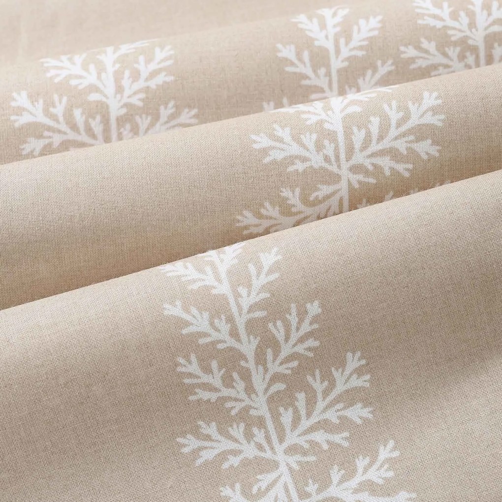 Goldea vianočná bavlnená obliečka na vankúš - severské stromčeky 40 x 40 cm