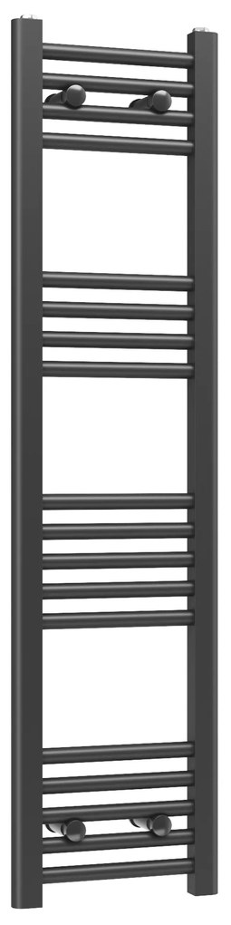 Erga Basic, vykurovacie teleso 1200x300 mm, 336 W, čierna, ERG-LAV-BASIC-12030-BK