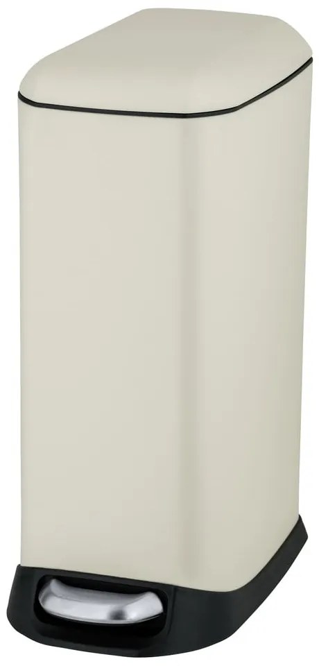 Krémový pedálový oceľový odpadkový kôš 20 l Design – Wenko
