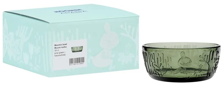Miska Moomin 0,35l, zelená pine