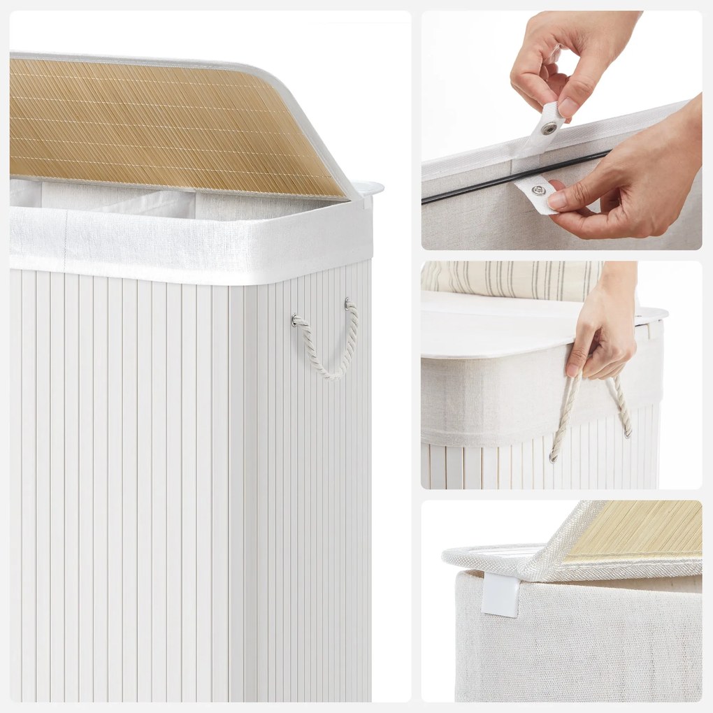 Kôš na bielizeň Danielle 61,5x60x40 cm