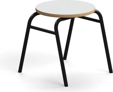 Stolička ALTUS, výška 380 mm, antracit/šedá