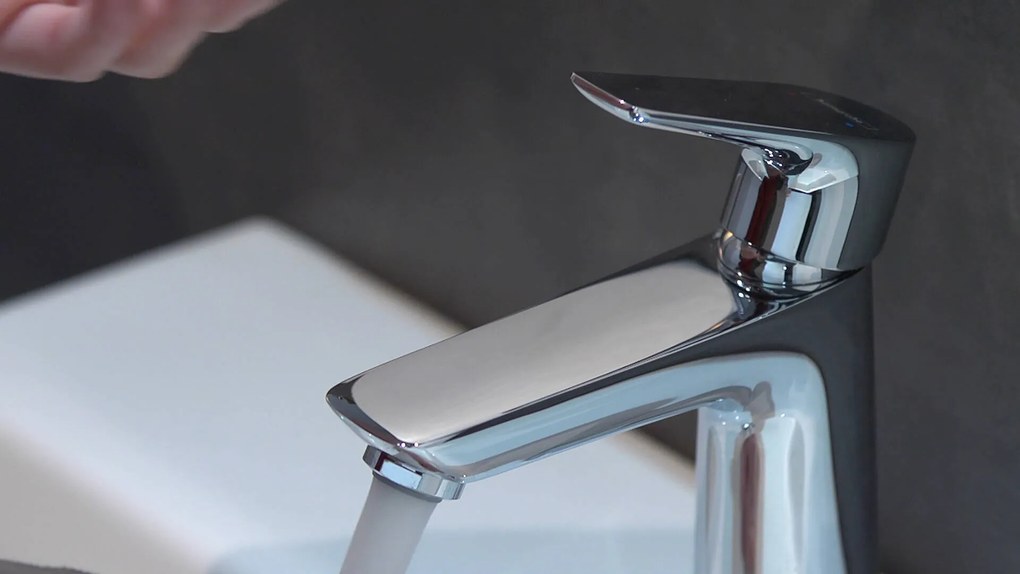 Hansgrohe Talis E, umývadlová batéria 110 s odtokovou súpravou s ťahadlom, chrómová, HAN-71710000