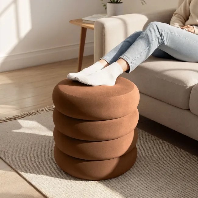 Taburetka SNUGGO tehlová