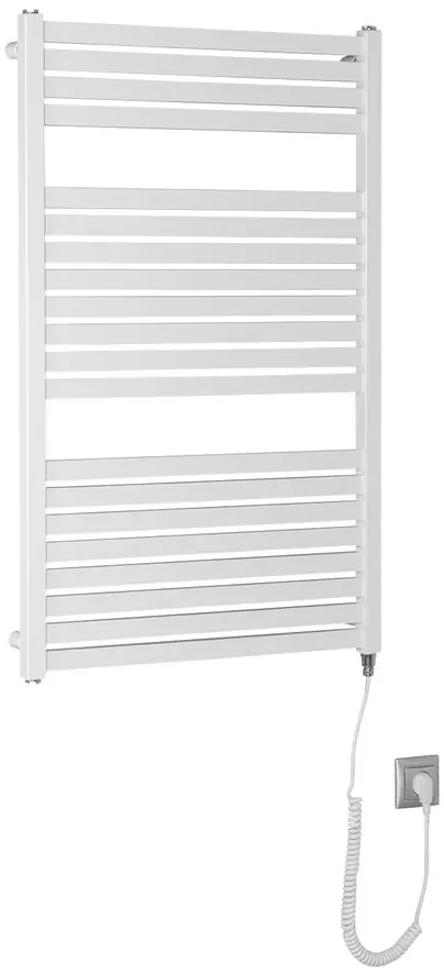 Aqualine Aqualine, TONDI-E elektrické vykurovacie teleso, rovné, 600x970 mm, 400W, biela, DE460T