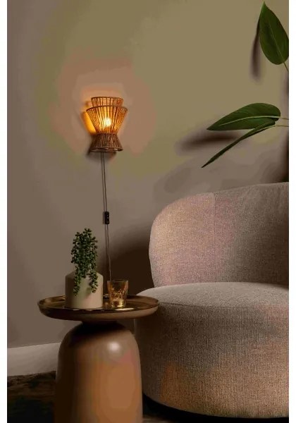 Lucide 10220/01/72 - Nástenné svietidlo TASMAN 1xE27/60W/230V béžová