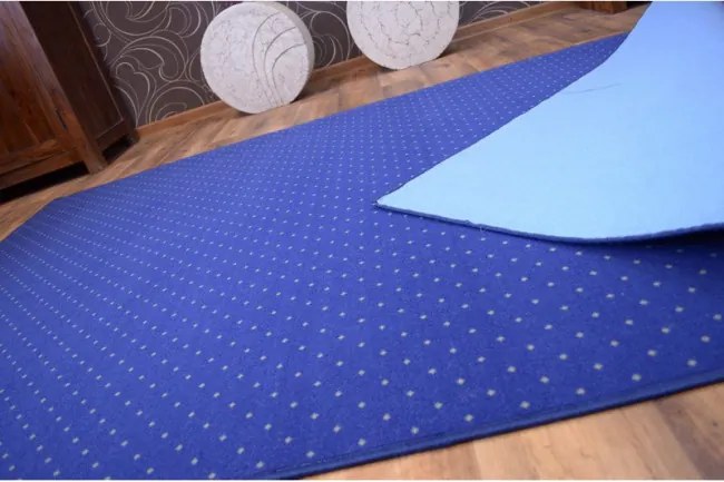 Metrážny koberec AKTUA modrý