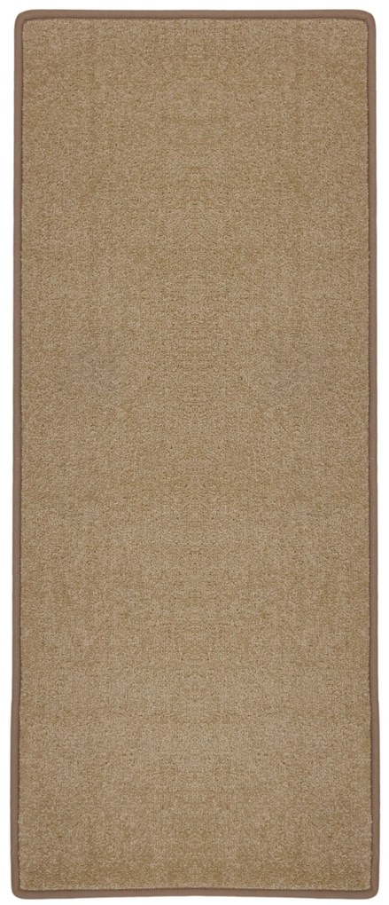 Vopi, Koberec behúň na mieru Eton béžový 70, šíre 120 cm, béžová, chodba / predsieň