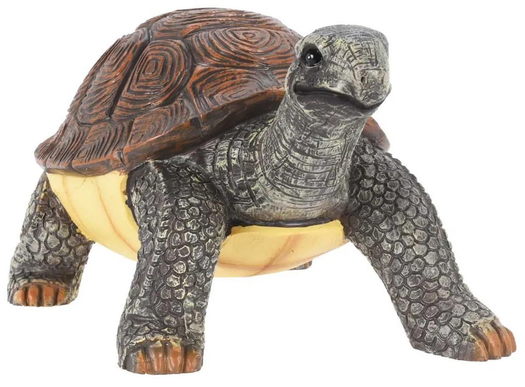Záhradná figúrka z polyresinu Large Turtle, 12x19 cm, viacfarebná
