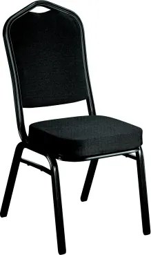 Jedálenská stolička Jazz, čierna látka%