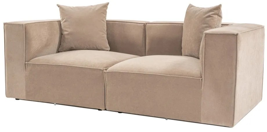 Dvojmiestna pohovka Sora 220 cm cappucino