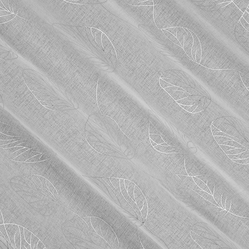 ZÁVES NA KRÚŽKOCH LORI 140X250 CM BIELA