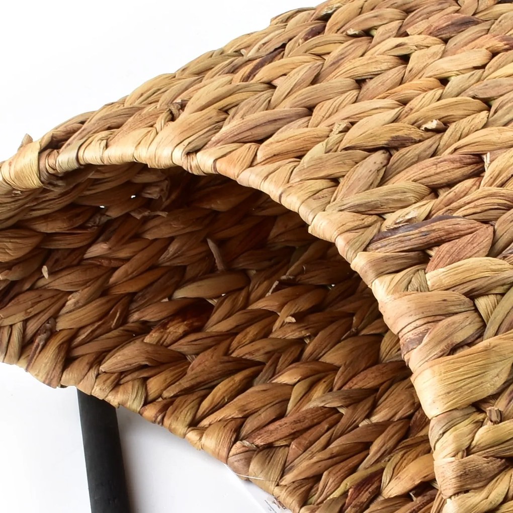 Košík s uchem AMPARA 35 cm vodní hyacint natural