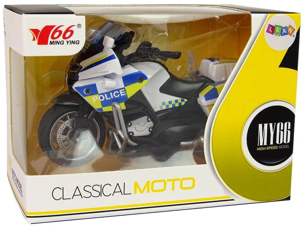 Lean Toys Policajná motorka 1:14