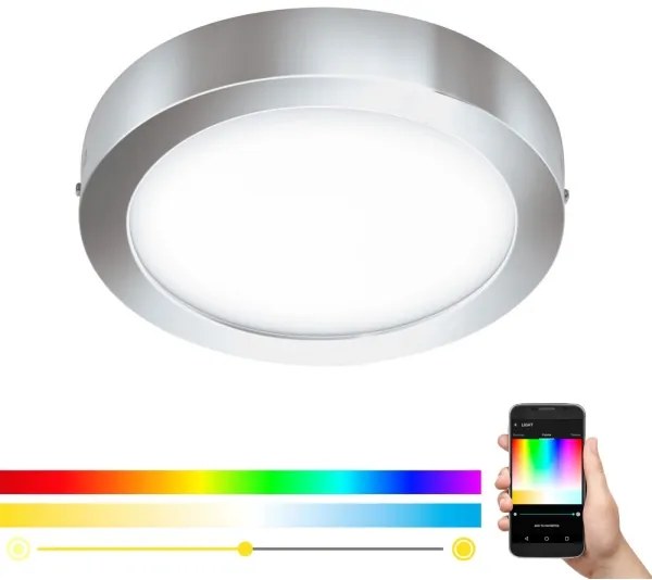 Eglo 98559 - LED RGB stmievateľné stropné svietidlo FUEVA-C LED/21W/230V