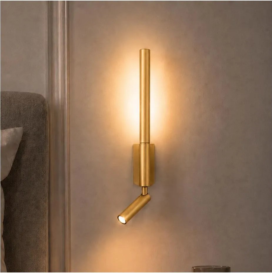 BRILAGI - LED nástenné bodové svietidlo VIXON LED/3W/230V + LED/5W zlaté CRI 90