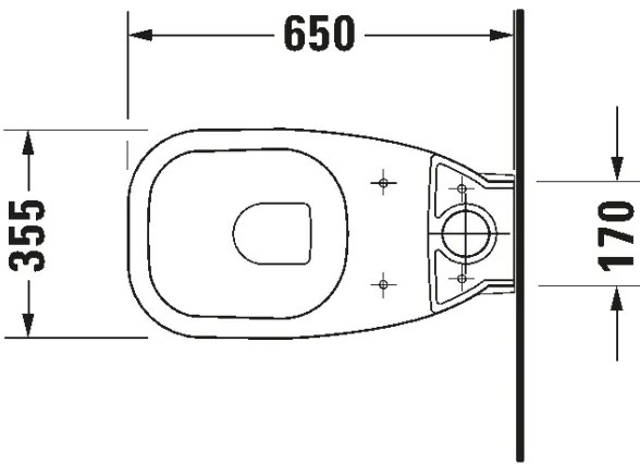 Duravit 21180900002 - WC kombi D-CODE keramika/lesklá biela