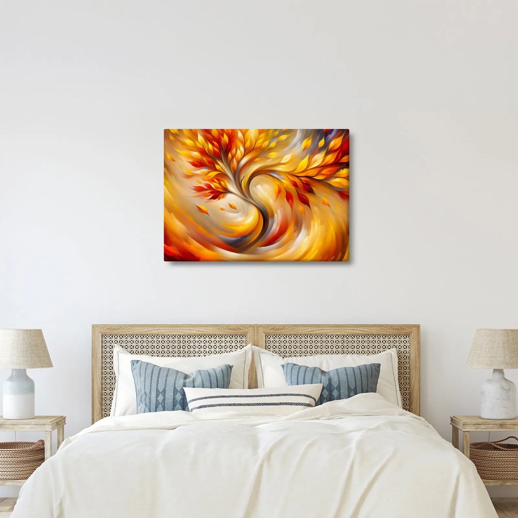Obraz - Jesenný strom (70x50 cm)