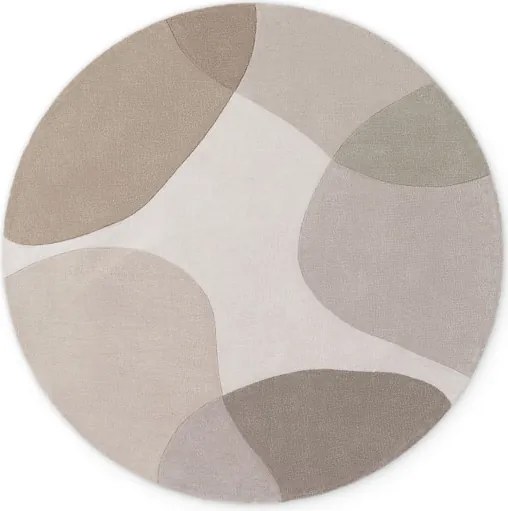 Koberec Ted Baker Hackney Clarissa béžový / sivý kruh
