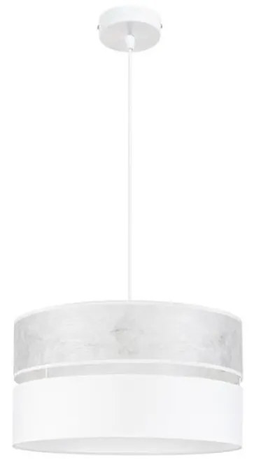 Luster na lanku LIMA 1xE27/60W/230V biela