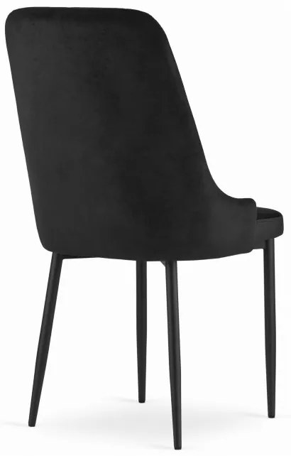 Set jedálenských stoličiek CAPRI čierne (4ks)