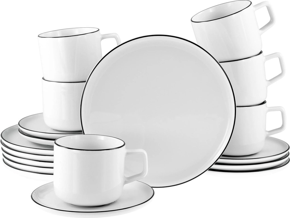 XXXLutz KÁVOVÝ SERVIS Chef Collection Black Line 18-dielne Creatable - Online Only bytové doplnky - 007768054301