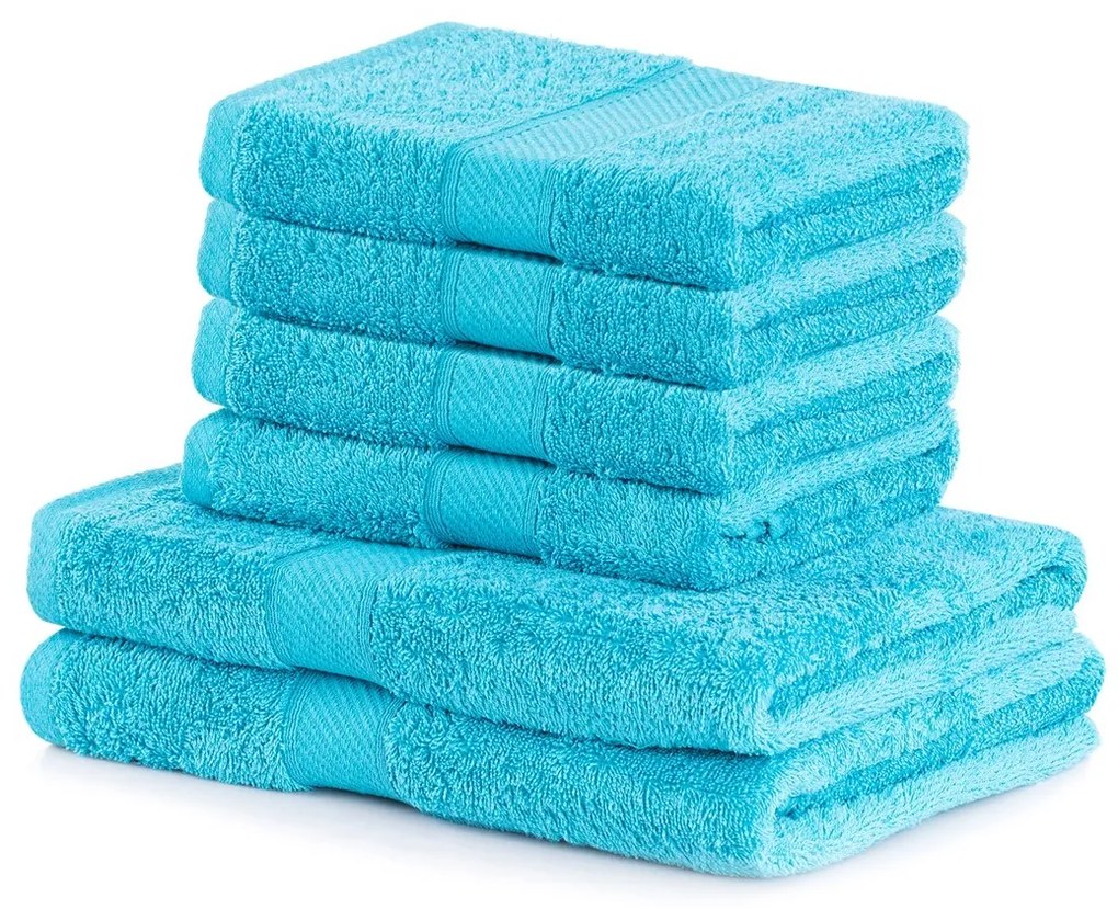 Súprava modrých uterákov DecoKing BAMBY