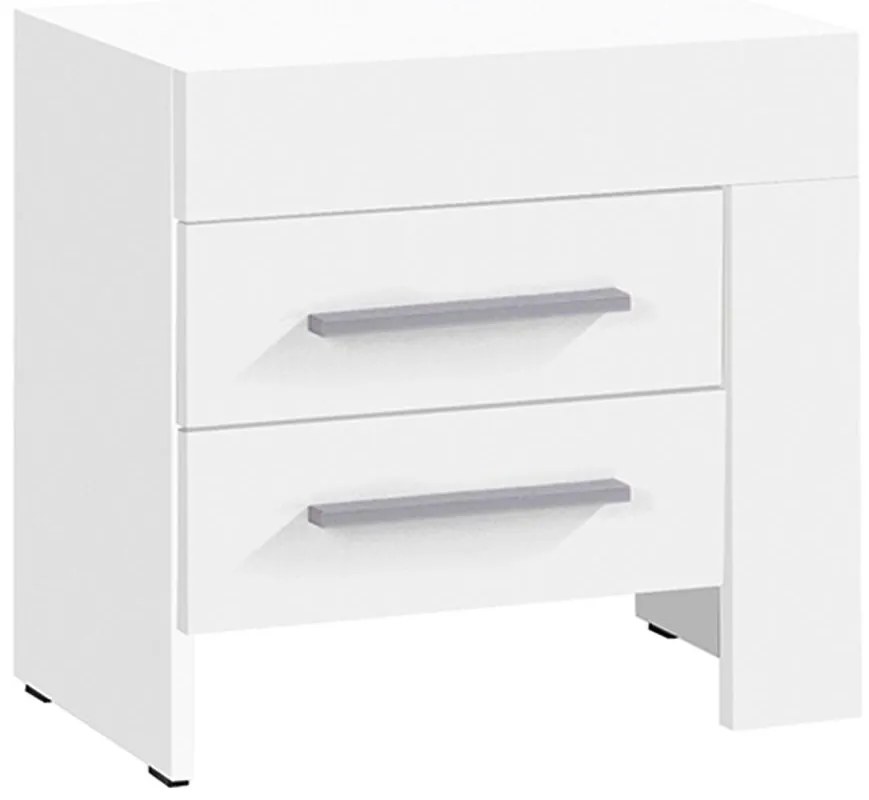 Nočný stolík Cezar 21 P biely