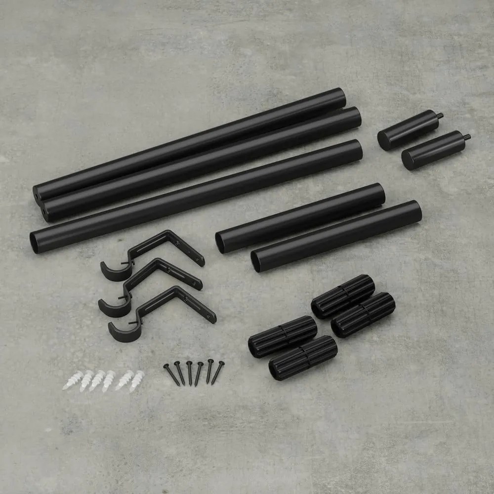 Oceľová roztiahnuteľná garniža 81 - 163 cm Zen – Umbra