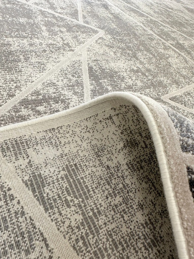 BE Koberec Creante 55064 GREY – sivý obdĺžnikový Rozmer: 200x290 cm