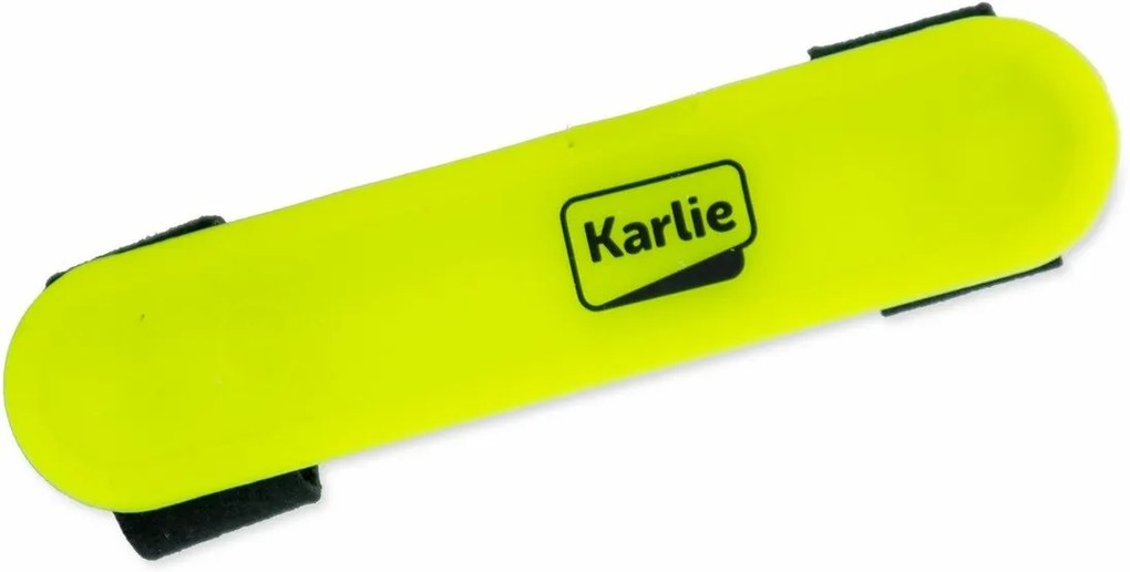 Karlie LED Svetlo na obojok, vodítko, postroj s USB nabíjaním žlté 12 x 2,7 cm
