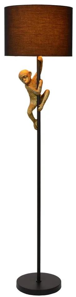 Lucide 10702/81/30 EXTRAVAGANZA CHIMP - Stojacia lampa - priemer 35 cm - 1xE27 - čierna