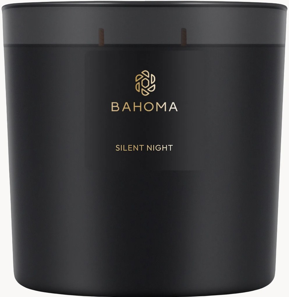 Vonná sviečka's 3 knôtmi Silent Night (Tangerine, Fir Needle & Vanilla)