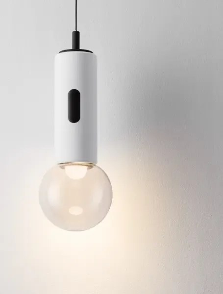 LED stmievateľný biely moderný luster Chronos