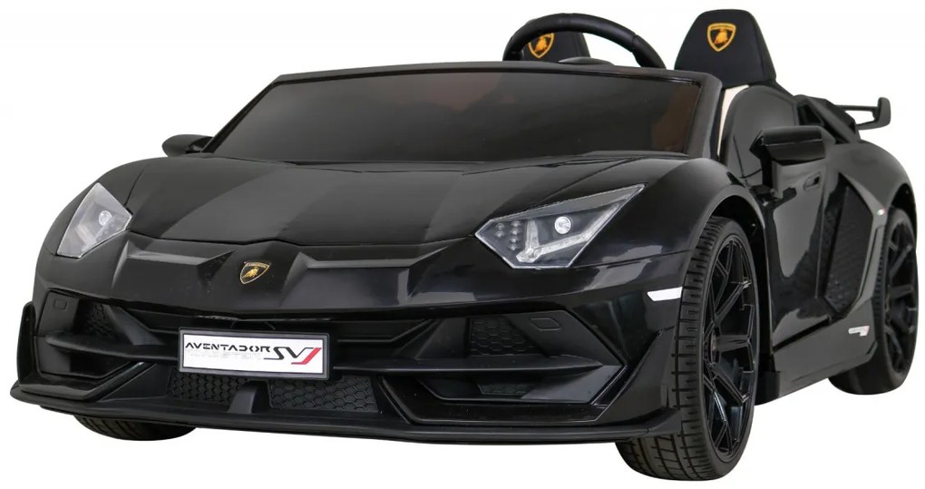 Lamborghini SVJ DRIFT pre 2 deti Black + funkcia Drift + Diaľkové ovládanie + MP3 LED + Free Start
